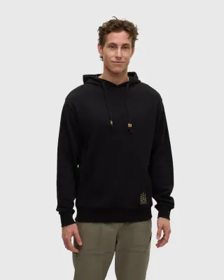 Ten Tree M Getaway Relaxed Hoodie Meteorite Black