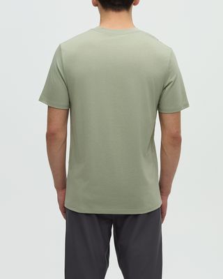 Ten Tree M Retro Treeline T-Shirt Light Moss/Tidal