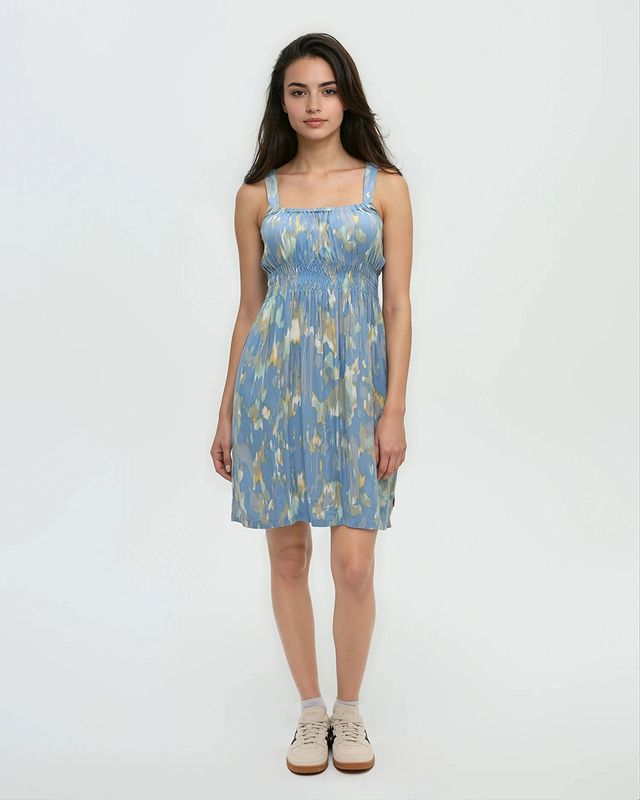Ten Tree W Overlook Dress Lakeside Blue/Blur