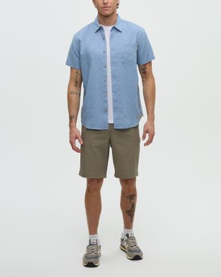 Ten Tree M Small Tree Mancos Shirt Lakeside Blue