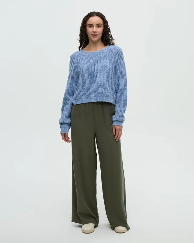 Ten Tree W Hart Sweater Lakeside Blue