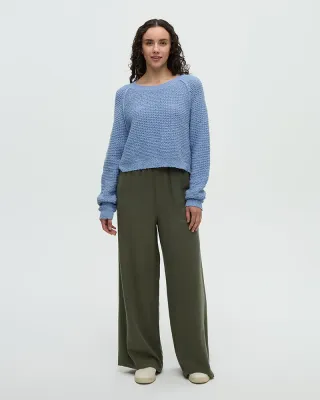Ten Tree W Hart Sweater Lakeside Blue