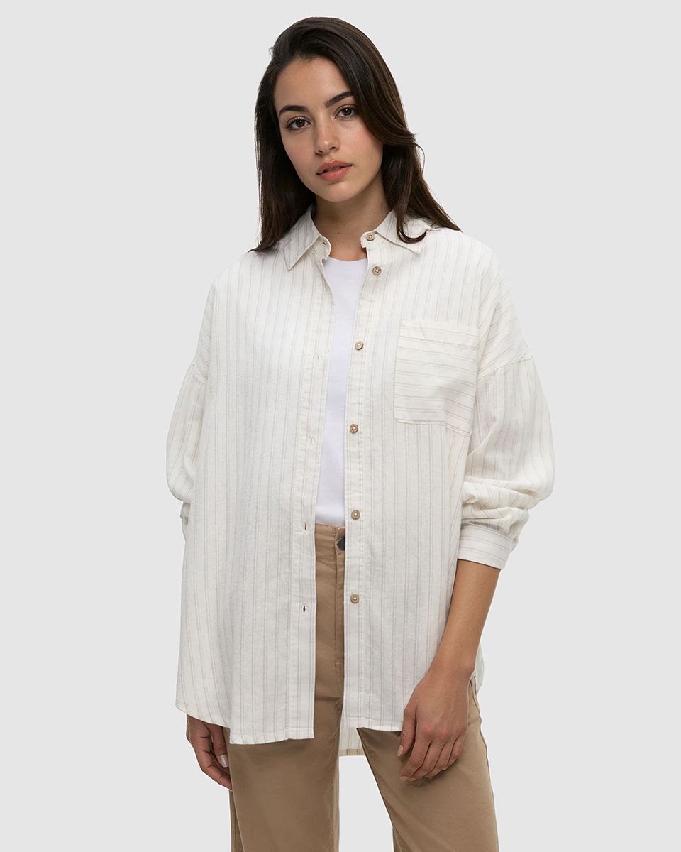 Ten Tree W West End Shirt Undyed/Double Shirt