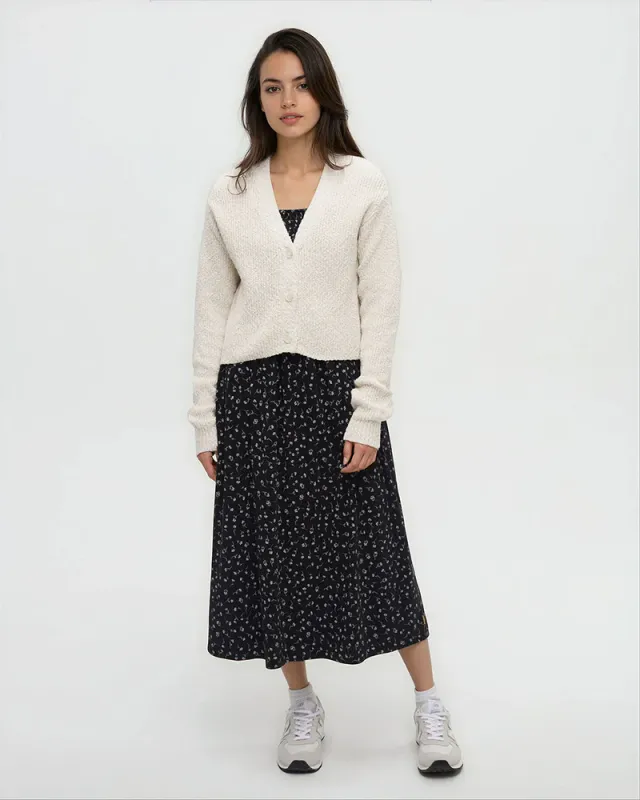 Ten Tree W Poplar Cardigan White