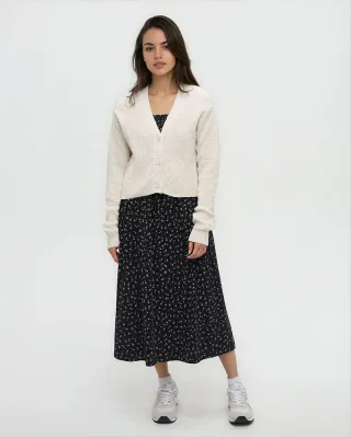 Ten Tree W Poplar Cardigan White