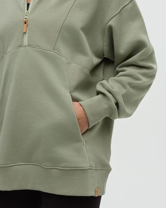 Ten Tree W Finalyson 1/4 Zip Light Moss