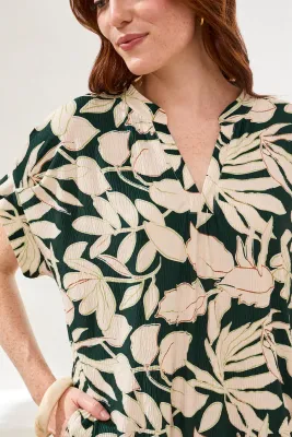 Tribal Knit Dress Rainforest