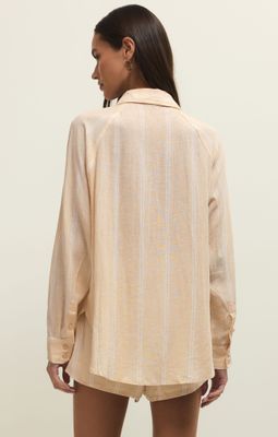 Z Supply Perfect Linen Top Custard