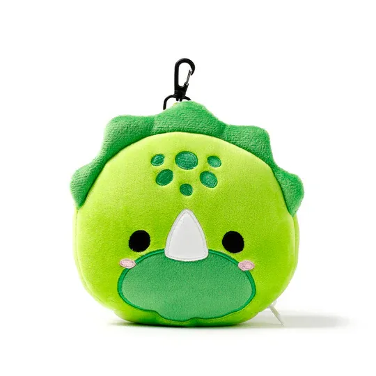 Relaxeazz Travel Plush Pillow &amp; Eye Mask Dinosaur