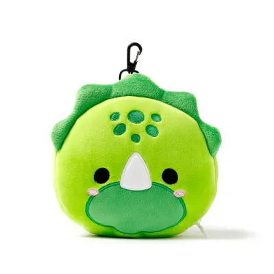 Relaxeazz Travel Plush Pillow &amp; Eye Mask Dinosaur