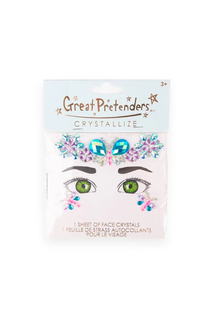 Great Pretenders Face Crystals Butterfly Garden Set