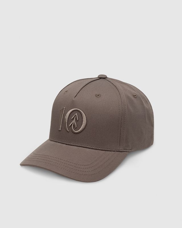Ten Tree Logo Cork Brim Altitude Hat Timber