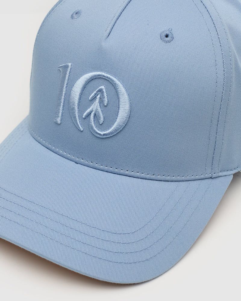 Ten Tree Logo Cork Brim Altitude Hat Lakeside Blue