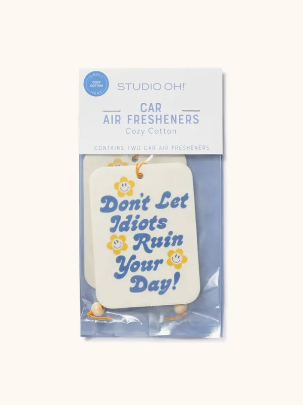 Studio OH! Don't Let It Ruin Your Day Car Air Freshener