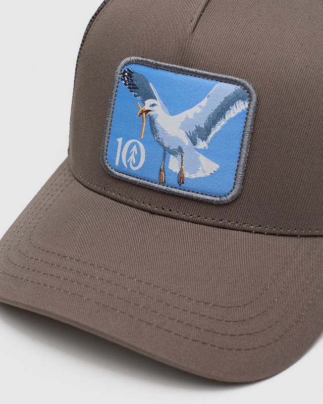 Ten Tree Lake Logo Life Altitude Hat Timber/Seagull