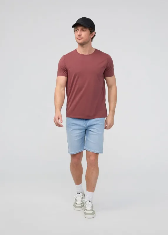 DUER PurePima Tee Red Clay