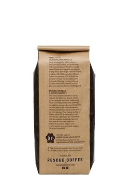 Rescue Coffee Bark &amp; Bite Very Dark Roast 1lb Bag Ground