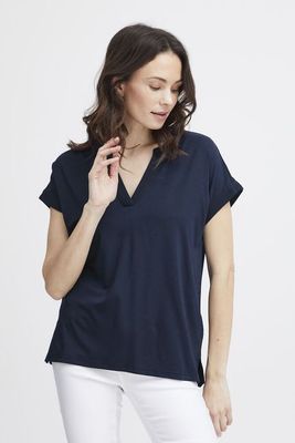 Fransa FRLiv Tee Navy Blazer