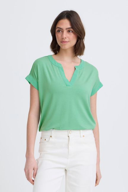 Fransa FRLiv Tee Creme de Menthe Fransa FRLiv Tee Creme de Menthe