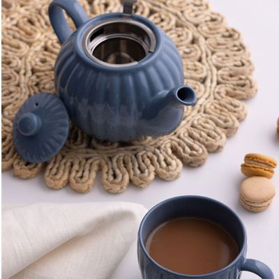 Price & Kensington Luxe 6 Cup Teapot Blue Price & Kensington Luxe 6 Cup Teapot Blue