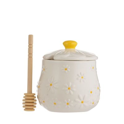 Price &amp; Kensington Daisy Honey Pot &amp; Drizzler