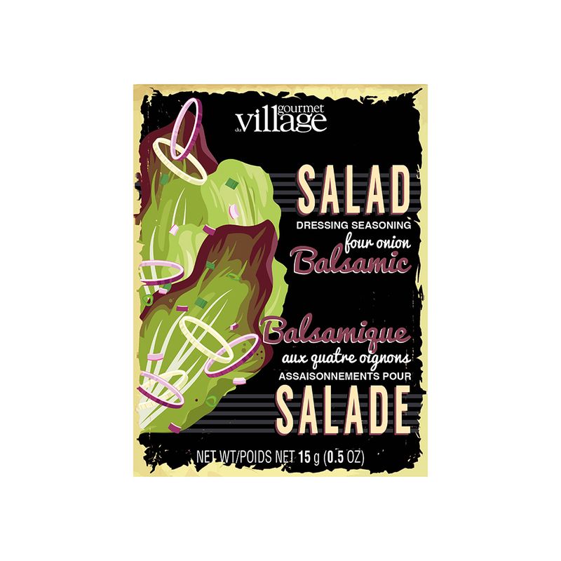 Gourmet Village Four Onion Balsamic Dressing Seasoning