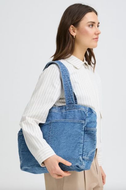 Fransa FRAlvina Shopper Denim Bag