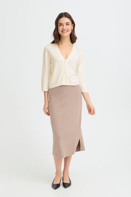 Fransa FRMary Cardigan Whisper White