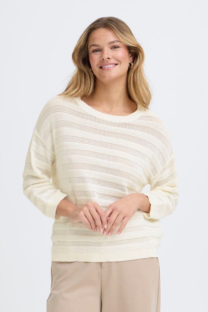 Fransa FRRicki Pullover Whisper White Fransa FRRicki Pullover Whisper White