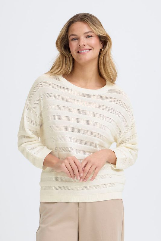 Fransa FRRicki Pullover Whisper White Fransa FRRicki Pullover Whisper White