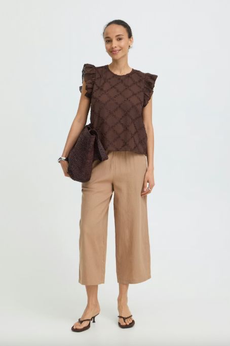 B. Young BYFalakka Crop Pant Woodsmoke