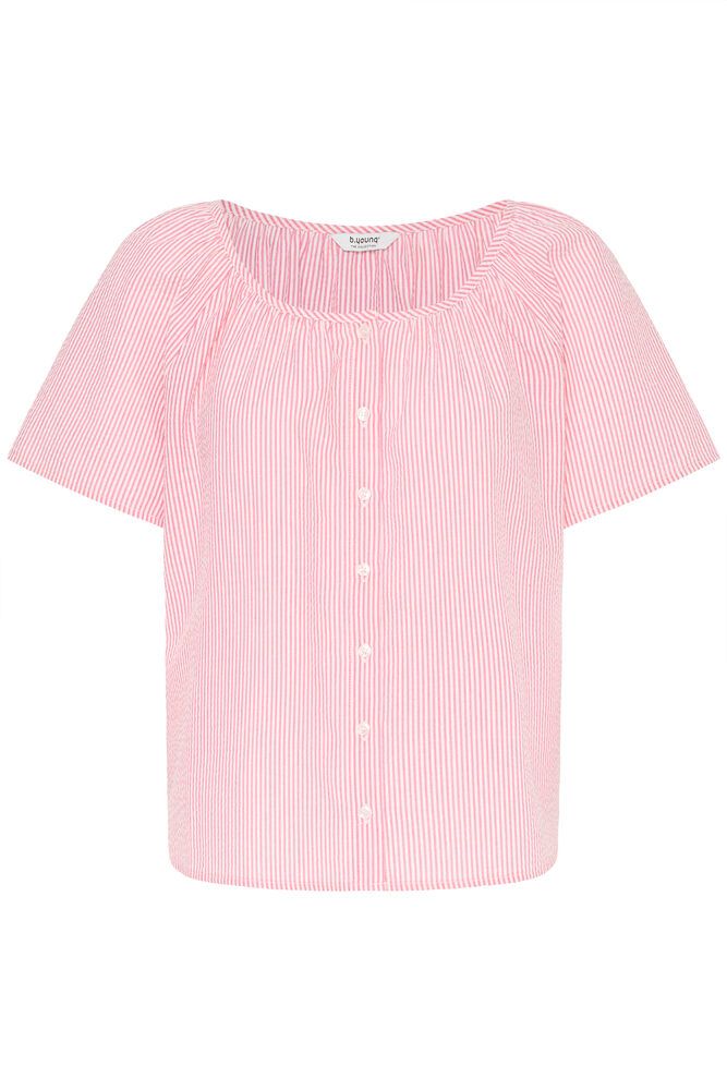 B. Young BYime Shirt Raspberry Stripe B. Young BYime Shirt Raspberry Stripe