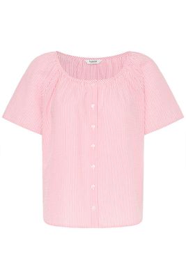 B. Young BYime Shirt Raspberry Stripe