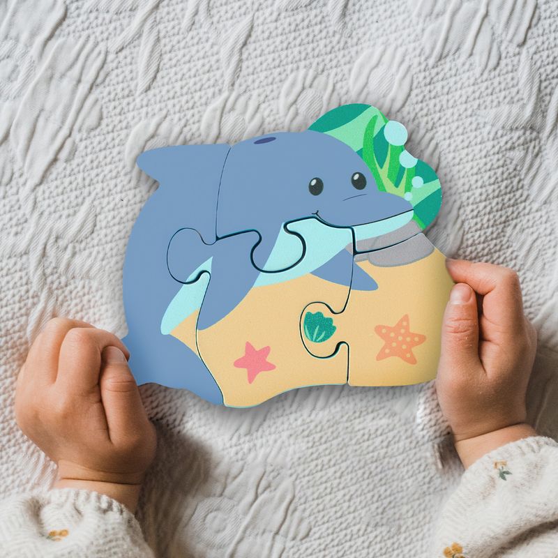 Orange Tree Toys Dolphin Wooden Puzzle Orange Tree Toys Dolphin Wooden Puzzle