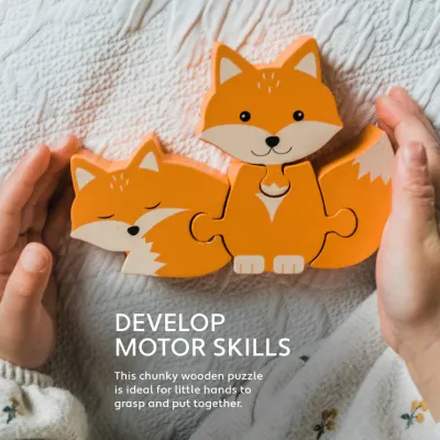 Orange Tree Toys Fox Puzzle