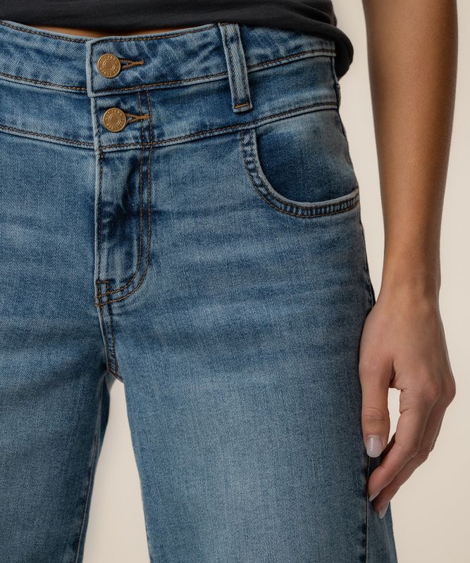Kut From The Kloth Charlotte HR Wide Leg Inset Synergy