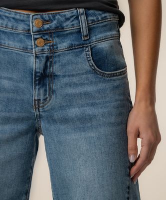 Kut From The Kloth Charlotte HR Wide Leg Inset Synergy