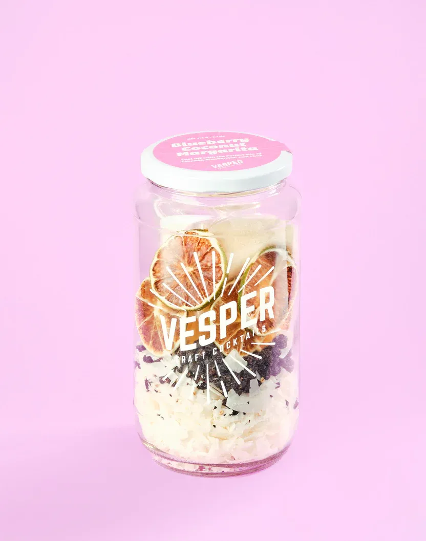 Vesper Blueberry Coconut Margarita Craft Cocktail Kit