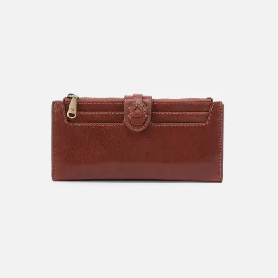 HOBO Dunn Continental Wallet Pecan Ridge HOBO Dunn Continental Wallet Pecan Ridge