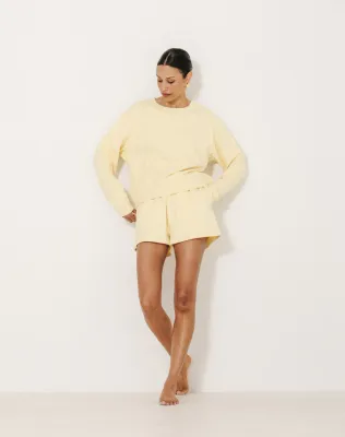 Brunette the Label Retro Crew Limoncello Brunette the Label Retro Crew Limoncello