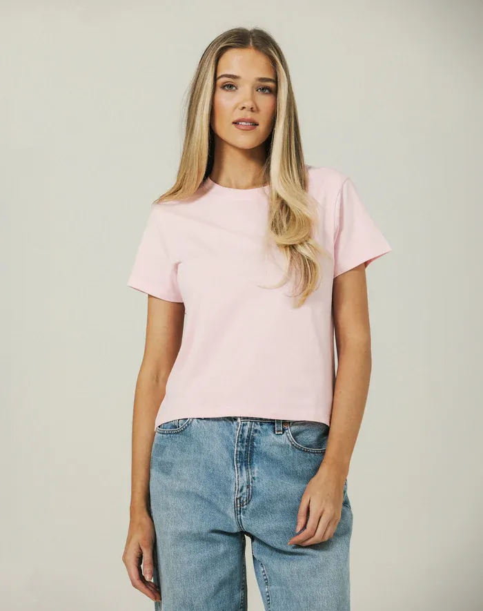 Brunette the Label Paris Tee Rose Brunette the Label Paris Tee Rose