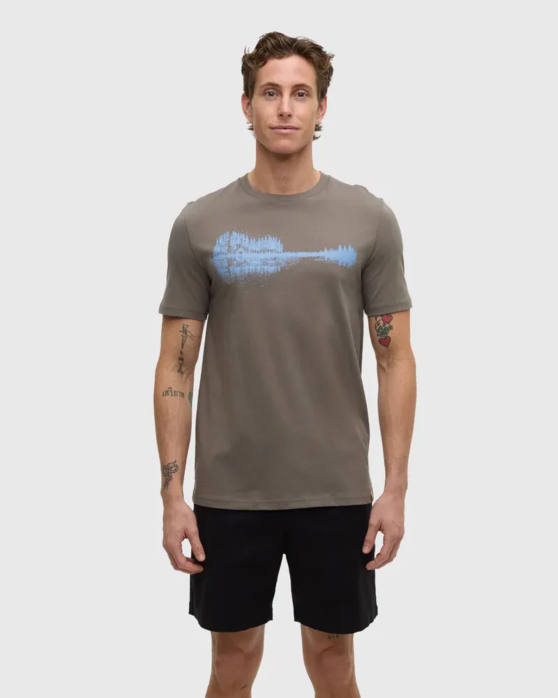 Ten Tree M Summer Guitar T-Shirt Timber/Lakeside