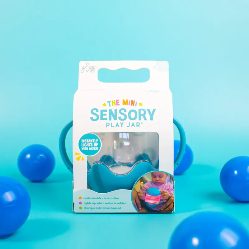 Glo Pals The Mini Sensory Play Jar Blue Lagoon