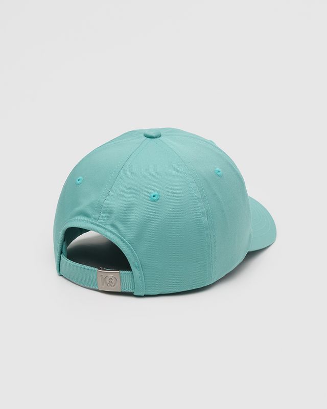 Ten Tree Embroidered Haiti Peak Hat Turquoise Sky/Vintage White