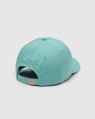 Ten Tree Embroidered Haiti Peak Hat Turquoise Sky/Vintage White