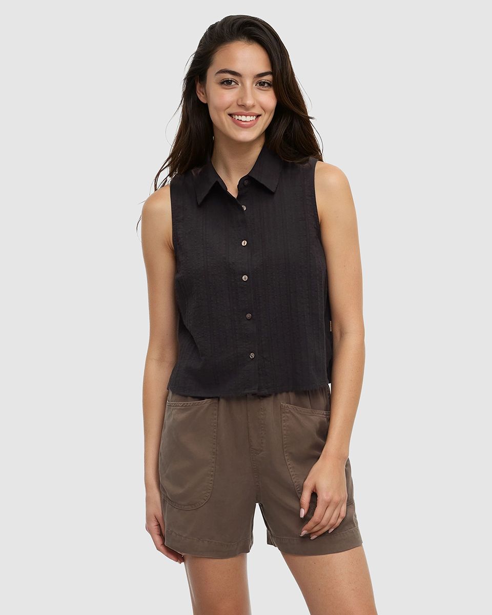 Ten Tree W Robins Shirt Meteorite Black Ten Tree W Robins Shirt Meteorite Black