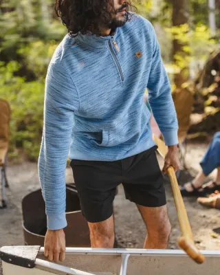 Ten Tree M Powell 1/4 Zip Lakeside/Timber Flash