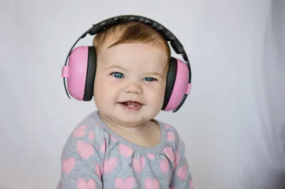 Banz Baby Mini Ear Muffs Petal Pink