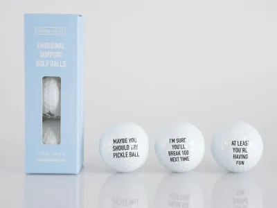 Classy Cards Golf Balls Emotional Support Classy Cards Golf Balls Emotional Support