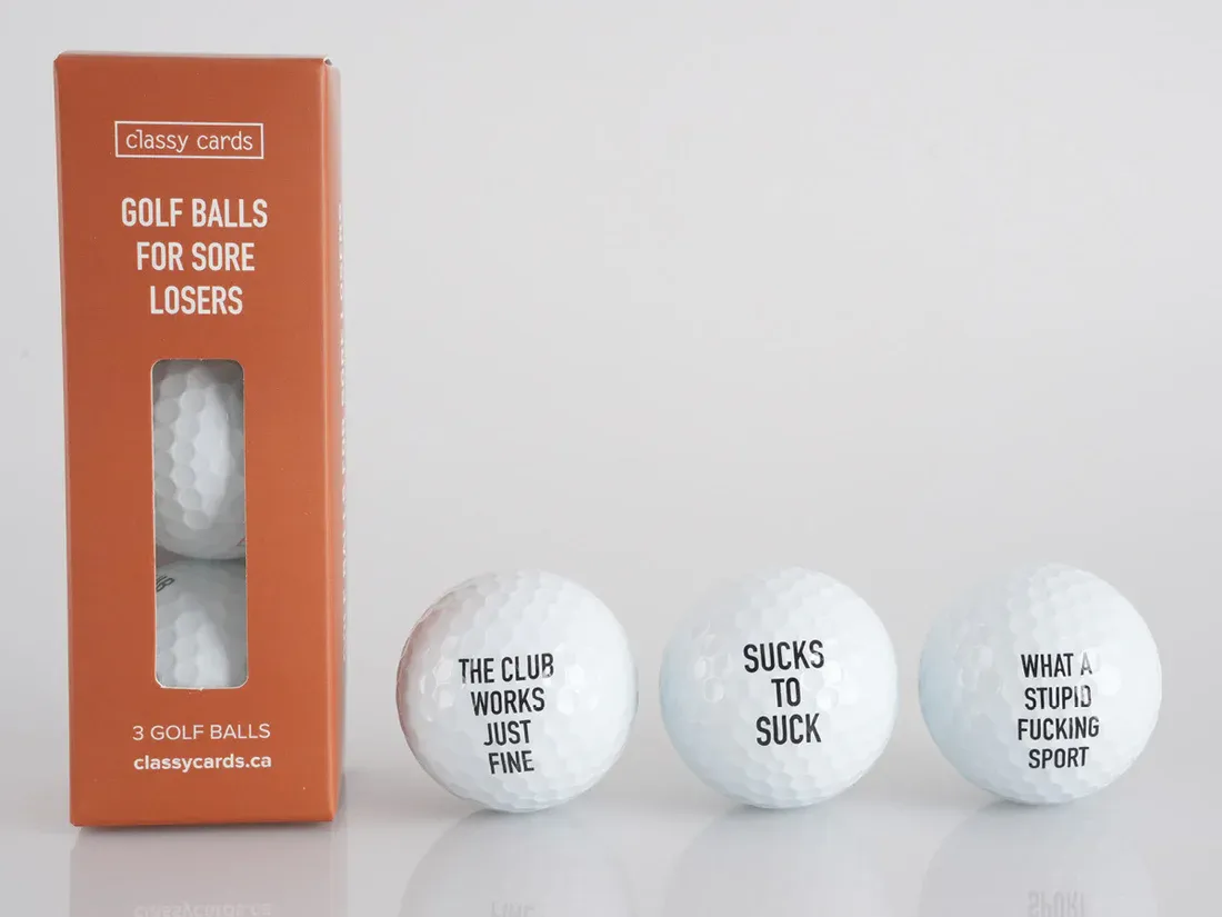 Classy Cards Golf Balls For Sore Losers Classy Cards Golf Balls For Sore Losers